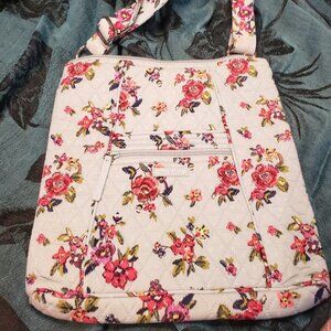 Vera Bradley water bouquet hipster / crossbody Quilted retired